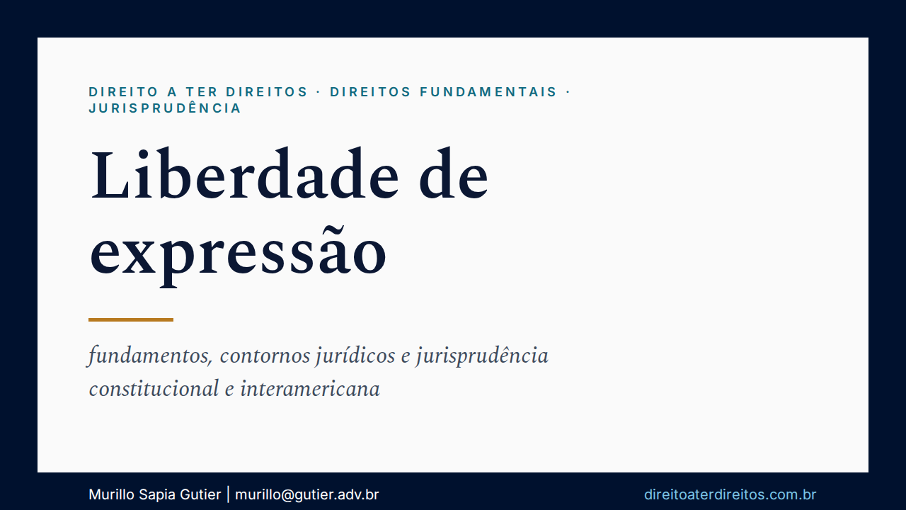 Capa do artigo Liberdade de expressão